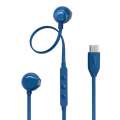 Sluchátka do uší JBL Tune 305C – USB-C, mikrofon, Hi-Res Audio, modrá