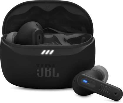 Bezdrátová sluchátka JBL Tune Beam 2 – ANC, TWS, odolnost IP54, výdrž 48 h, černá