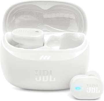Bezdrátová sluchátka JBL Tune Buds 2 – ANC, TWS, odolnost IP54, výdrž 48 h, bílá