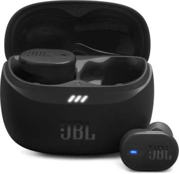 Bezdrátová sluchátka JBL Tune Buds 2 – ANC, TWS, odolnost IP54, výdrž 48 h, černá