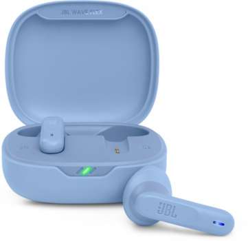 Bezdrátová sluchátka JBL Wave Flex – open-ear, TWS, odolnost IP54, výdrž 32 h, modrá