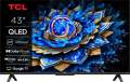 QLED Smart televize TCL 43T69C – úhlopříčka 109 cm, rozlišení 4K Ultra HD, Dolby Vision, černá