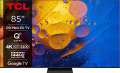 QD-Mini LED Smart televize TCL 85C765 – úhlopříčka 216 cm, rozlišení 4K UHD, Dolby Atmos, černá