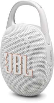 Bezdrátový reproduktor JBL Clip 5 – výkon 7 W, odolnost IP67, bílý