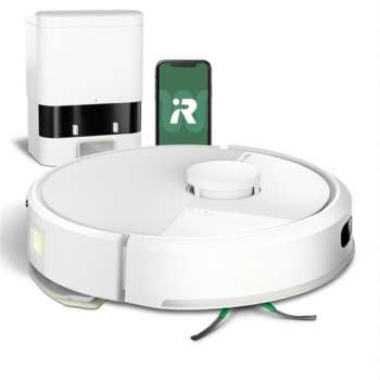 Robotický vysavač iRobot Roomba 105 Combo+ – vysává a vytírá, LiDAR navigace, bílý