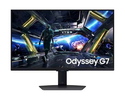 Počítačový herní monitor Samsung Odyssey G7 – 27", IPS, 4K 3840x2160, 144 Hz, reproduktory, černý