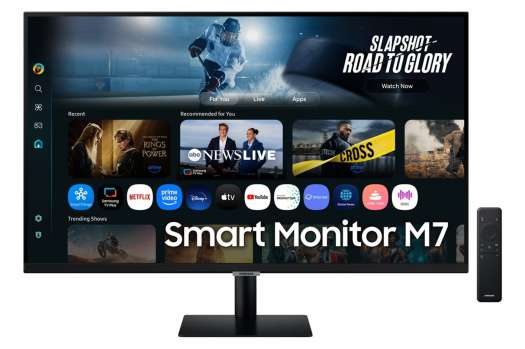 Počítačový monitor Samsung M70F – 32", VA, 4K UHD 3840 x 2160, 60 Hz, reproduktory, černý