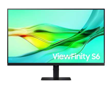 Počítačový monitor Samsung S6 S60UD – 32", IPS, QHD 2560 x 1440, 100 Hz, reproduktory, černý
