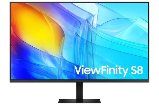 Počítačový monitor Samsung ViewFinity S8 – 37", VA, 4K UHD 3840x2160, 60 Hz, má reproduktory, černý