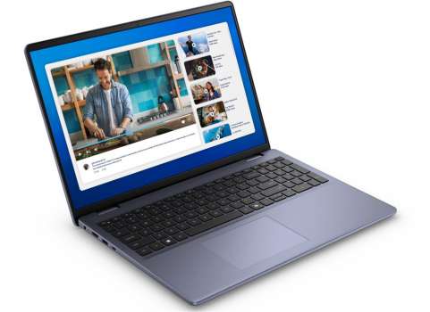 Notebook Dell 16 DC16251 – 16", 16 GB RAM, SSD 512 GB, Intel Core 5 120U, Windows 11 Home, modrý