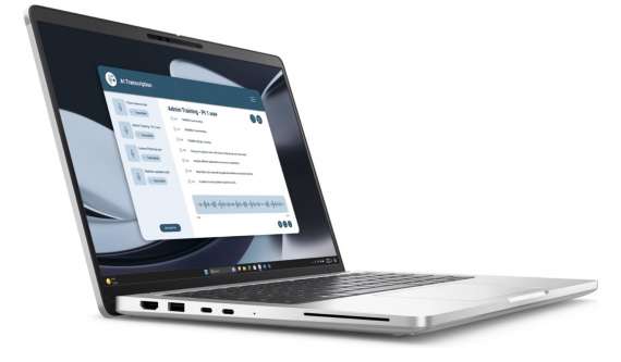 Notebook Dell Pro 14 Plus PB14255 – 14", 16 GB RAM, SSD 512 GB, Ryzen 5 PRO, Win 11 Pro, stříbrný