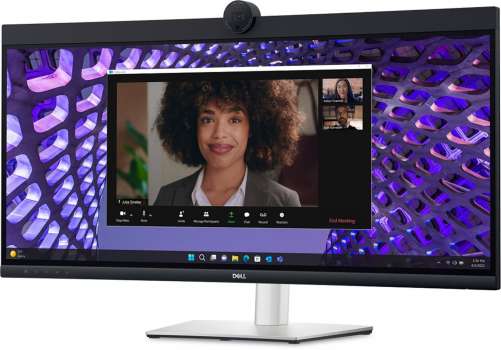 Počítačový monitor Dell P3424WEB – 34", IPS, WQHD 3440 × 1440, 60 Hz, zakřivený, reproduktory, černý