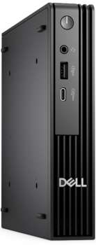 Mini počítač Dell Pro Micro QCM1255 – 16 GB RAM, SSD 512 GB, Ryzen 5 8500GE, Windows 11 Pro, černý