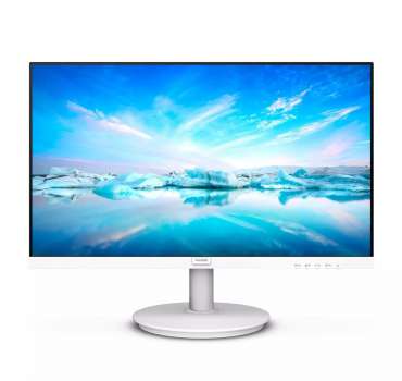 Počítačový monitor Philips 241V8AW – 23,8", IPS, FHD 1920 x 1080, 75 Hz, reproduktory, bílý