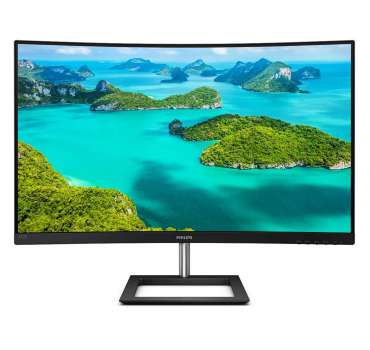 Počítačový monitor Philips 272E1CA – 27", VA, FHD 1920 x 1080, 75 Hz, zakřivený, reproduktory, černý