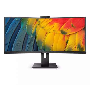 Počítačový monitor Philips 34B1U5600CH – 34", VA, UWQHD 3440x1440, 120 Hz, zakřivený, repro, černý
