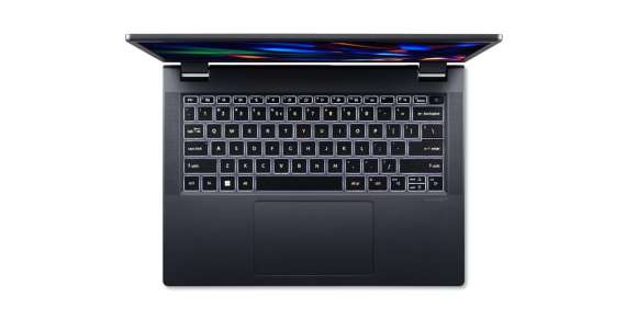 Notebook Acer TravelMate P4 14 – 14", 16 GB RAM, SSD 256 GB, Intel Core Ultra 5, Win 11 Pro, modrý