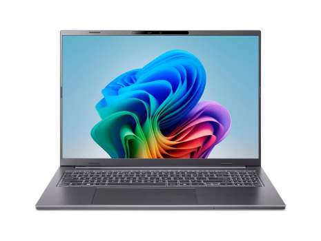 Notebook Acer Aspire 16 AI A16-61M-R3RG – 16", 32 GB RAM, SSD 1 TB, Ryzen AI 7 350, Win 11, šedý