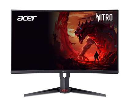 Počítačový herní monitor Acer Nitro XZ273UP2bmiiphx – 27", VA, QHD, 180 Hz, zakřivený, černý