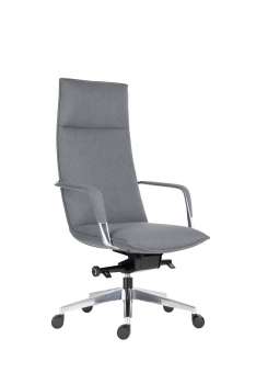 Kancelářské křeslo Karl High - světle šedé