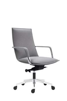 Kancelářské křeslo Karl Low - světle šedé