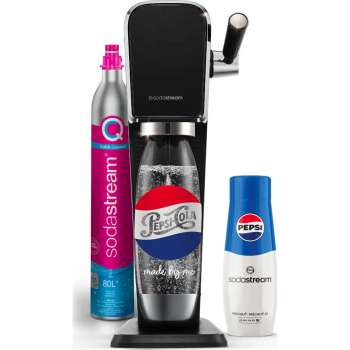 Výrobník perlivé vody SodaStream Art Black Pepsi Megapack – černý