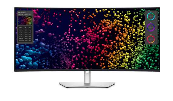Počítačový monitor Dell U4025QW – 39,7", IPS, 5120 × 2160, 120 Hz, zakřivený, reproduktory, černý