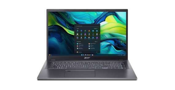 Notebook Acer Aspire 17 – 17,3", 16 GB RAM, SSD 512 GB, Intel Core 5, Win 11 Home, šedý