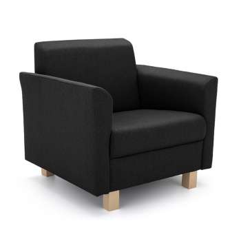 Křeslo Monika - 1místné, černé