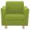 Křeslo Monika - 1místné, zelené