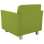 Křeslo Monika - 1místné, zelené