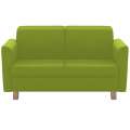 Sofa Monika - dvoumístné, zelené