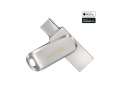 USB flash drive SanDisk Ultra Dual Drive Luxe - 32 GB, USB 3.1 Gen 1 / USB-C, stříbrný