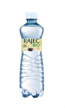 Ochucená voda Rajec  - BIO, rybíz, šípek, jemně perlivá, 8x 0,75 l