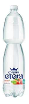 Minerální voda Korunní - Etera, broskev & máta, jemně perlivá, 6x 1,5 l