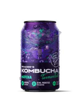 Kombucha Prager´s - Matcha, plech, 12x 0,33 l