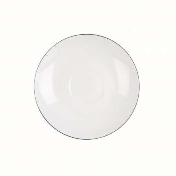 Podšálek k hrnku na cappuccino Decora - porcelánový, průměr 14,7 cm, 1 ks