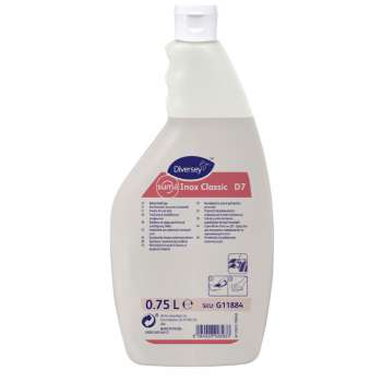 Profesionální čisticí prostředek Suma Inox Classic D7 - na ošetřování nerezové oceli, 750 ml