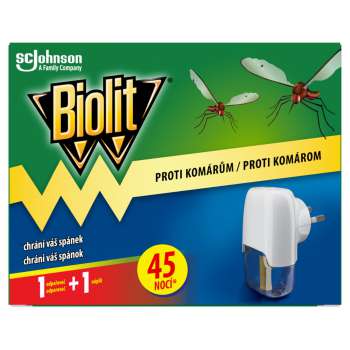 Biolit elektrický odpařovač s tekutou náplní - 45 nocí, 27 ml