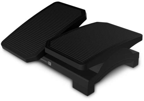 Podpěra nohou Connect IT For Health DoubleLegPad – černá