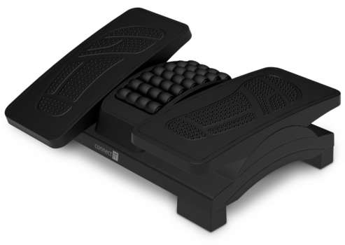 Podpěra nohou Connect IT FOR HEALTH DoubleLegPad PRO – černá