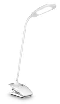 Stolní LED lampička s klipem Connect IT Clip – bílá
