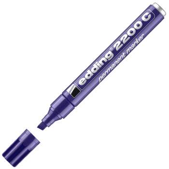Permanentní popisovač Edding 2200 - zkosený hrot, fialový