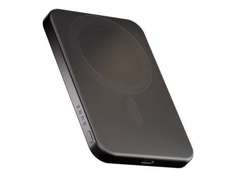 Bezdrátová powerbanka ZENS Pro 1 – slim, 5000 mAh, 15 W, USB-C, černá