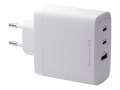 Síťový nabíjecí adaptér dbramante1928 Re-charge – 100 W, 2× USB-C, 1× USB-A, bílý