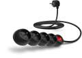 Prodlužovací kabel Connect IT 4 PowerRex – 230 V, 4 zásuvky, 3 m, s vypínačem, černý