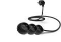 Prodlužovací kabel Connect IT 3 PowerRex – 230 V, 3 zásuvky, 1,5 m, bez vypínače, černý