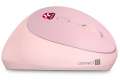 Ergonomická bezdrátová vertikální myš CONNECT IT ForLadies FOR HEALTH - velikost pro ženy, růžová