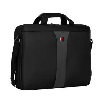 Brašna na notebook a tablet WENGER LEGACY – 17", tenká, šedá/černá