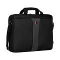 Brašna na notebook a tablet WENGER LEGACY – 17", tenká, šedá/černá